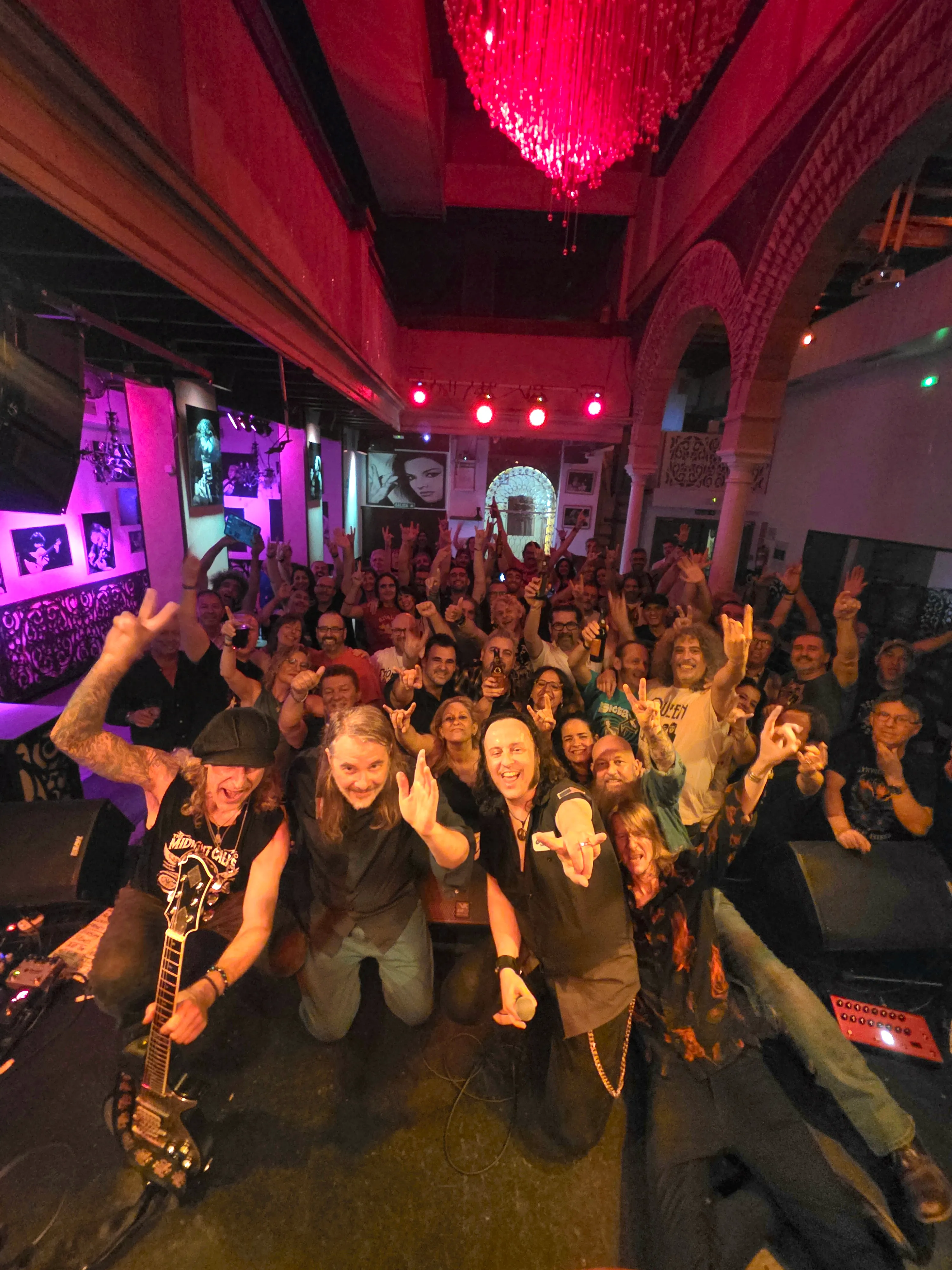The band live in Spain