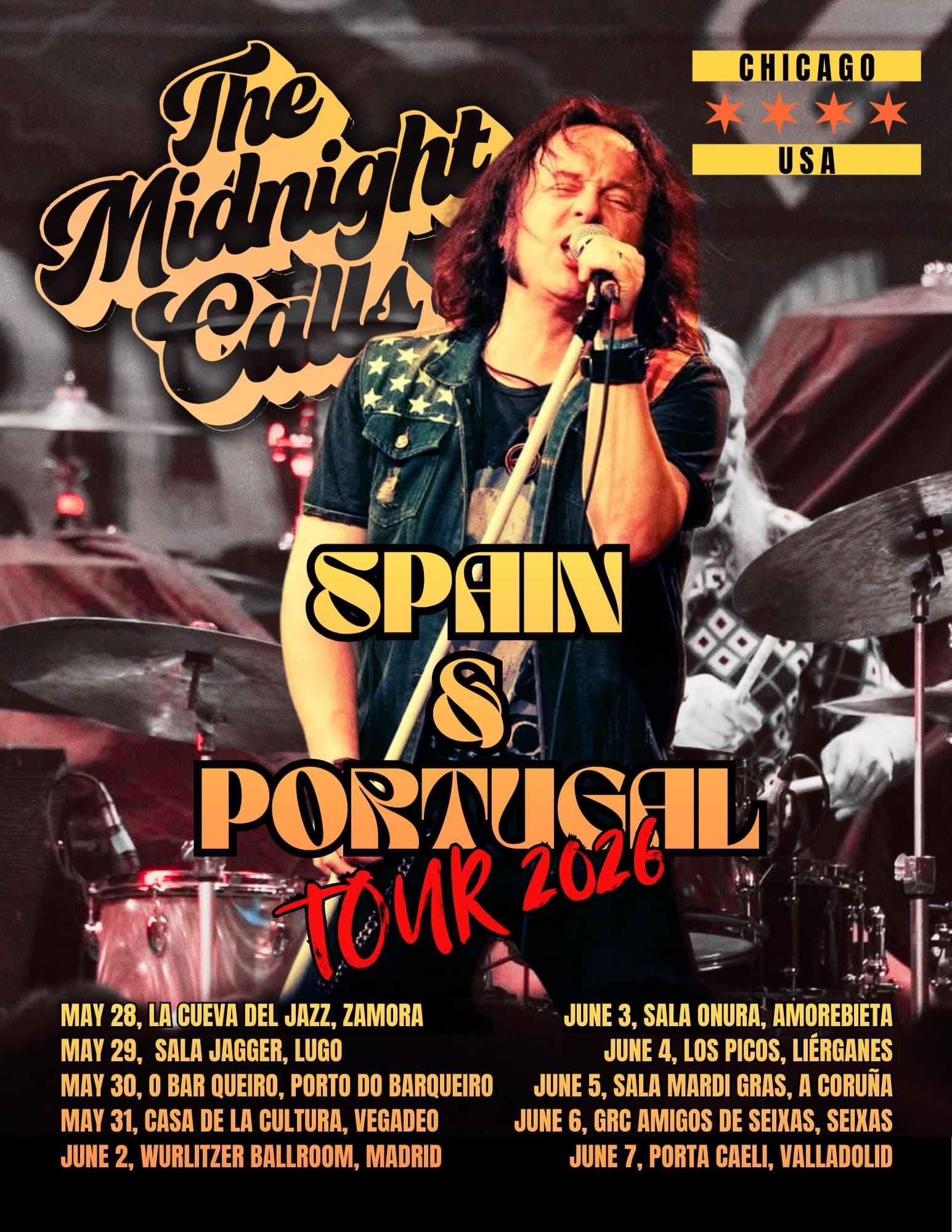 The Midnight Calls España & Portugal 2026 — All Tour Dates
