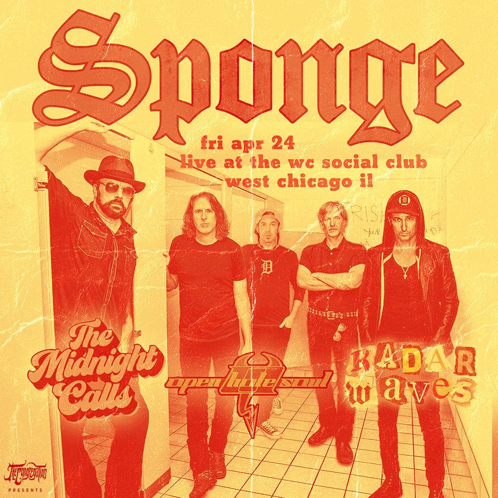 The WC Social Club show flyer